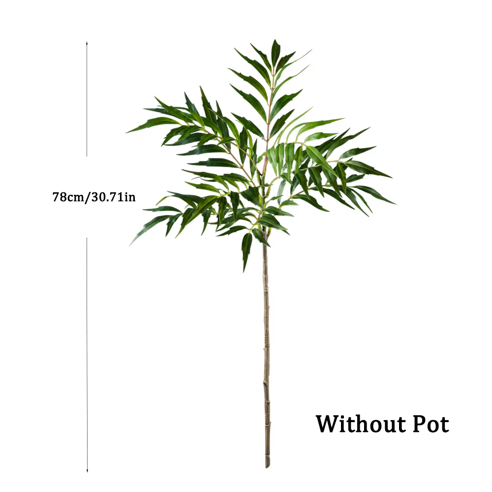 Palmier artificiel de 78 à 140 cm, branche de cocotier tropicale, faux ficus, plantes en plastique, 