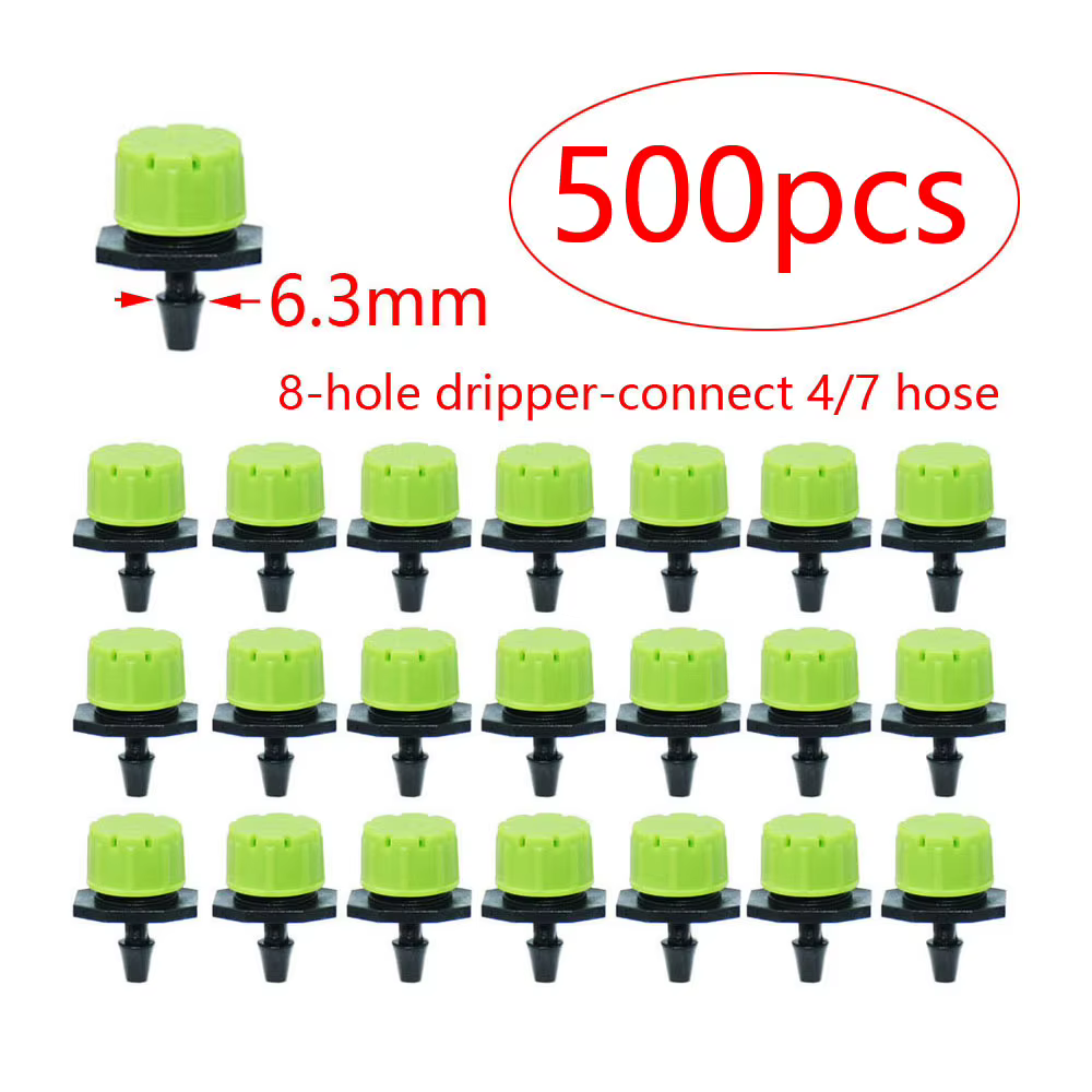 30-1000 pièces 4/7mm buse d'irrigation de jardin goutteur réglable arrosage système d'irrigation gou