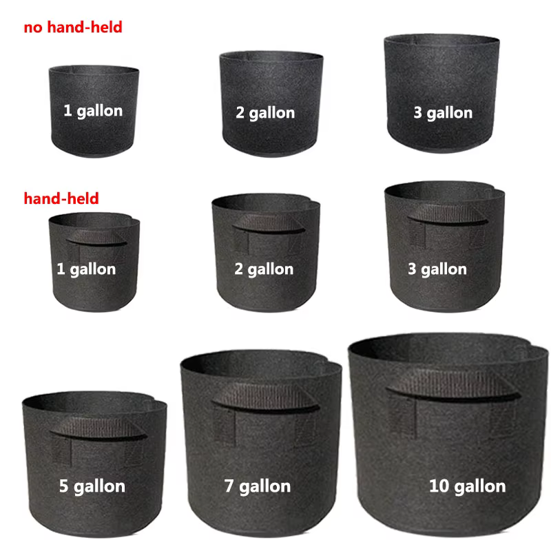 1-30 gallons grande plante fleur sacs de culture pot maison outils de jardin pomme de terre fraise t