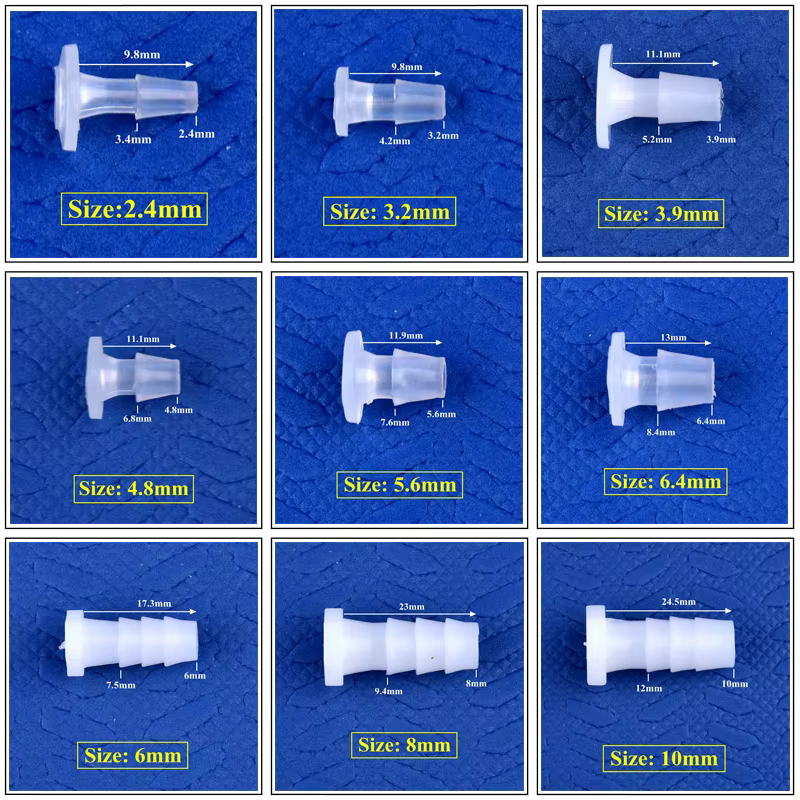 5 ~ 200 pièces 2.4 ~ 14mm bouchon d'extrémité de tuyau en plastique réservoir d'aquarium pompe à Air