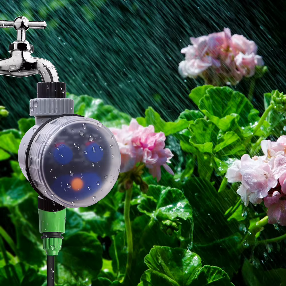 Minuterie d'arrosage automatique pour jardin, Version améliorée, vanne à bille 21025 pour système de
