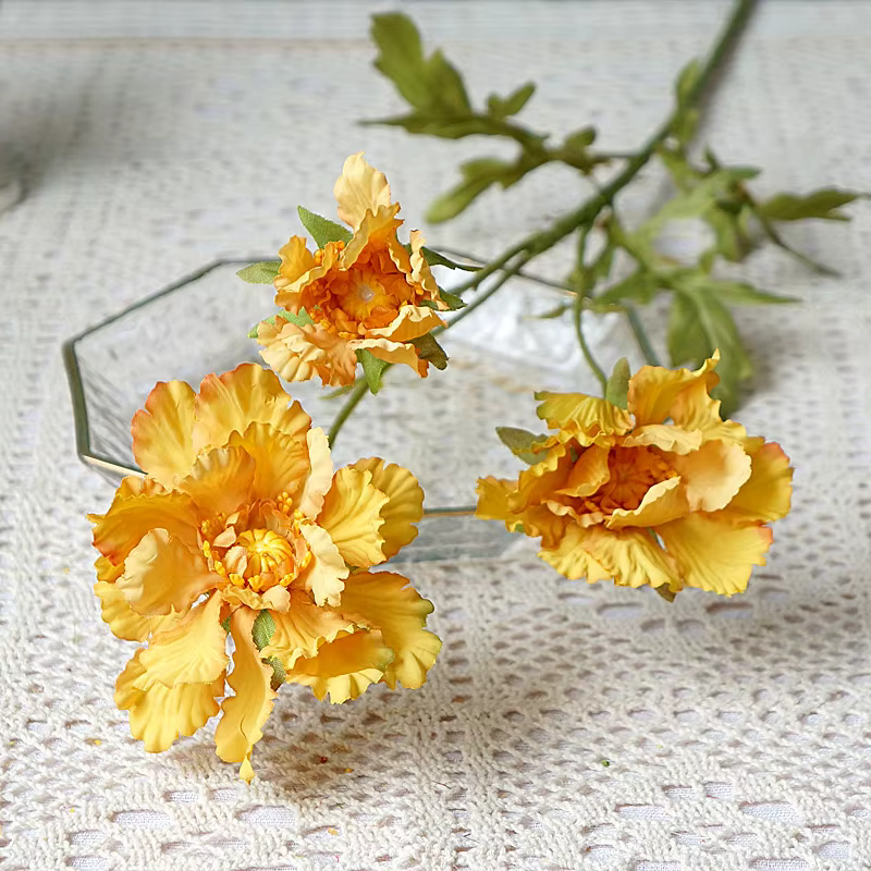 Bouquet de Fleurs AndrinjBouquet d'Automne Artificielles, Fausse Fleur, Décoration DIY pour Vase, Ma