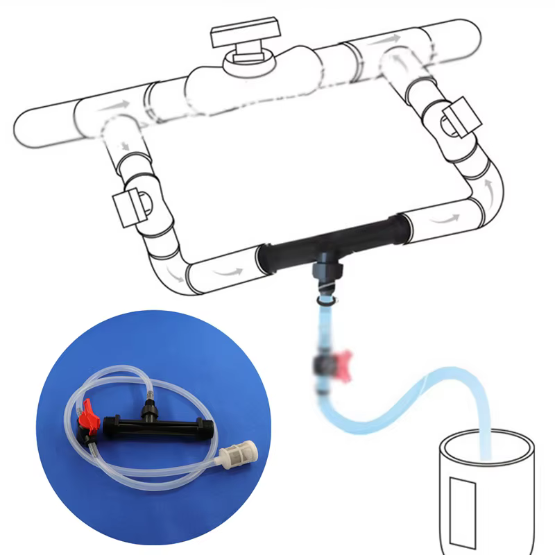 Kit d'injecteur d'engrais Venturi d'irrigation 1/2 "3/4" 1 "1.5 ", dispositif d'utilisation d'engrai