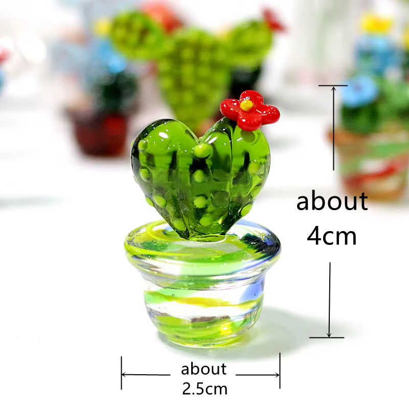 Figurines d'Auckland en verre de Murano faites à la main, ornement artisanal de bureau, plante l'inv