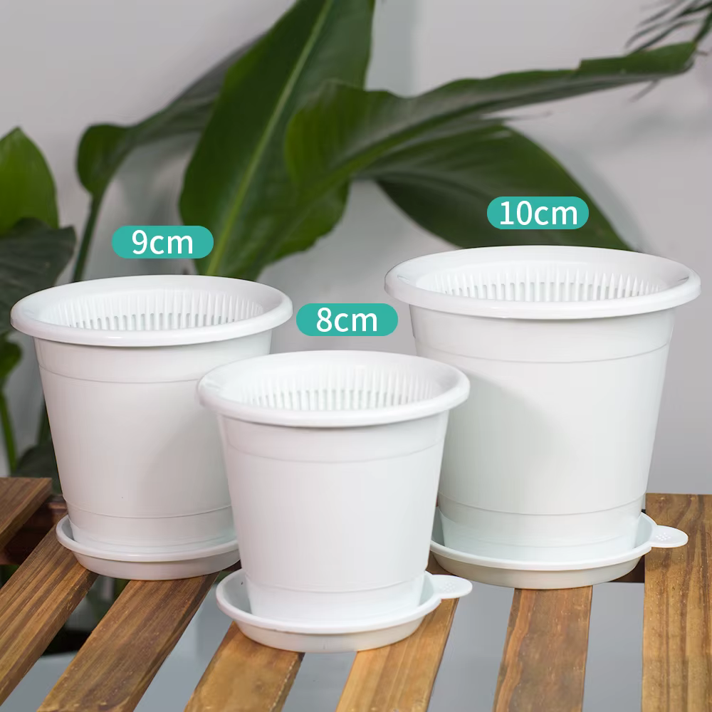 Pot d'orchidée en maille avec trous d'air, pot succulent, pot de fleur en plastique, récipient pour 