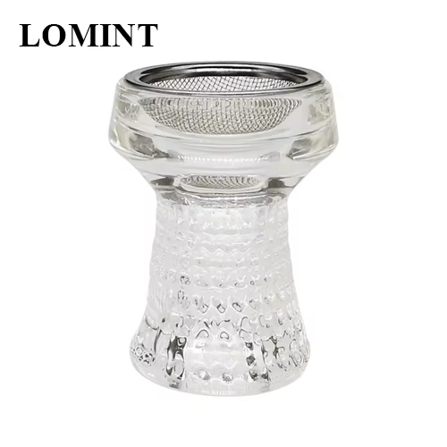 LOMINT-Bols à ovale guilé en verre transparent, avec mailles en acier inoxydable, accessoires pour c