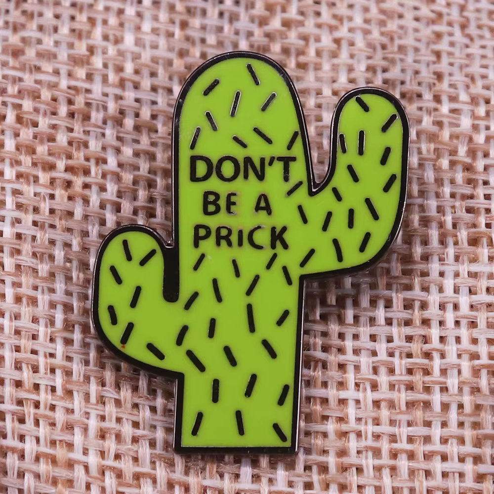 Épingles à plante Cactus en émail, mignonnes, breloques, réservoir désert, cadeau pour la fête des m