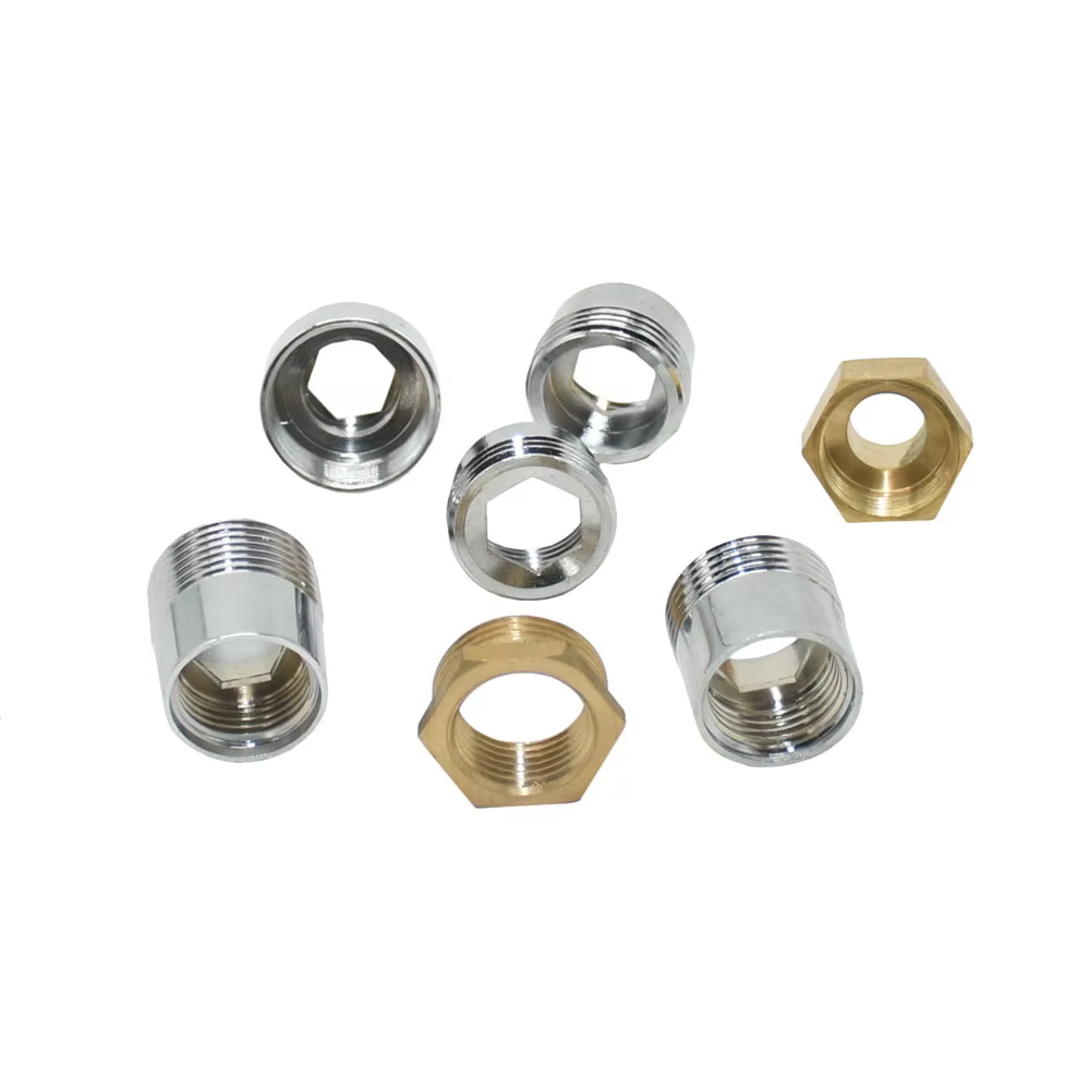 Connecteur de filetage en laiton 1/2 "à 3/4 3/8, mâle 1/2 3/4 3/8 femelle, réparation de tuyau, racc