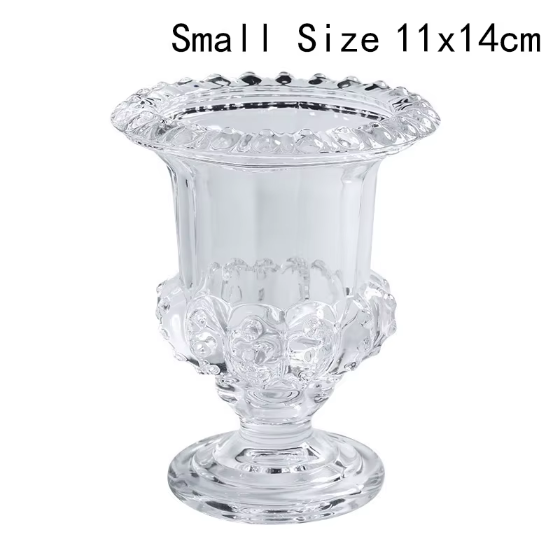 Vase à Fleurs en Verre Transparent, Décoration Hydroponique Nordique, pour Salon, Mariage