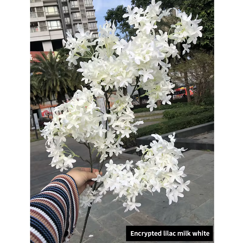 Fleur artificielle CAN ac de Gand 92cm, fleur en plomb pour route de mariage, décoration de maison e