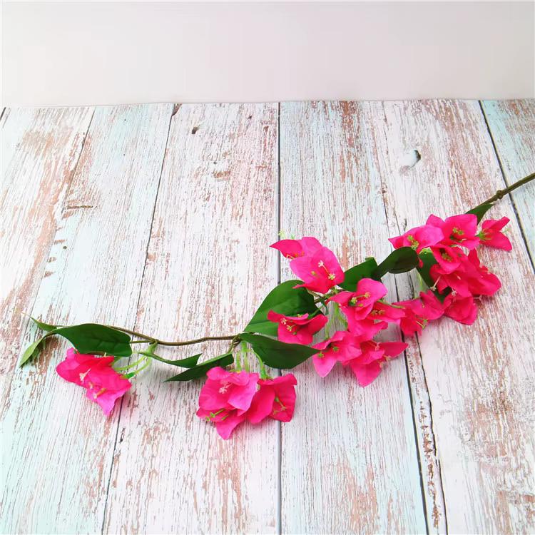 Fleur artificielle de simulation de fleur de prunier 78 cm, Bougainvillier en soie, fausse fleur art