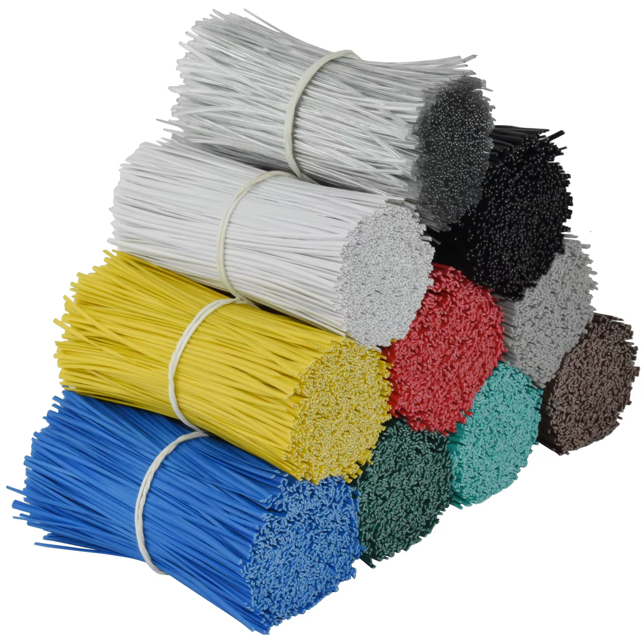 Attaches de câble de jardinage oblates, fil de fer réutilisable, torsion pour plantes à fleurs, vign