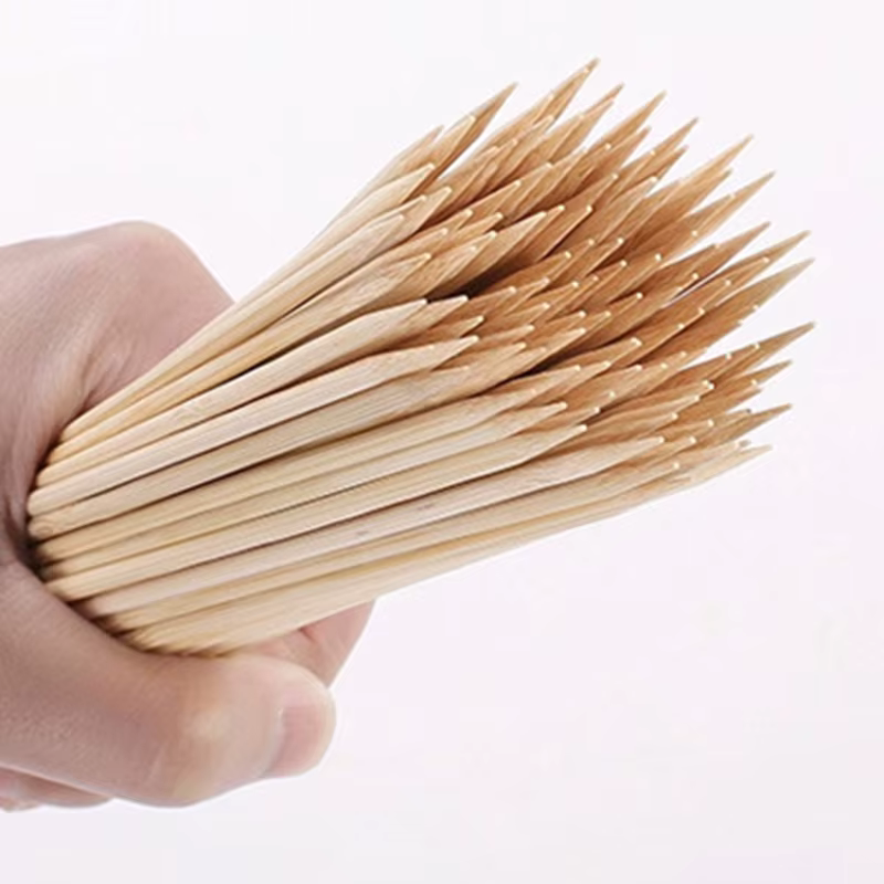 Bâtons en bois de bambou de 40cm, 50 pièces, bâtons professionnels pour plantes de jardin, cannes à