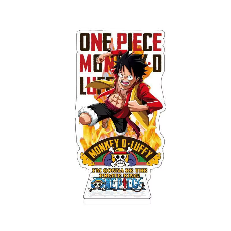 Une pièce acrylique grande marque debout "chapeau de paille" ornement créatif par Munch D. Luffy Luo