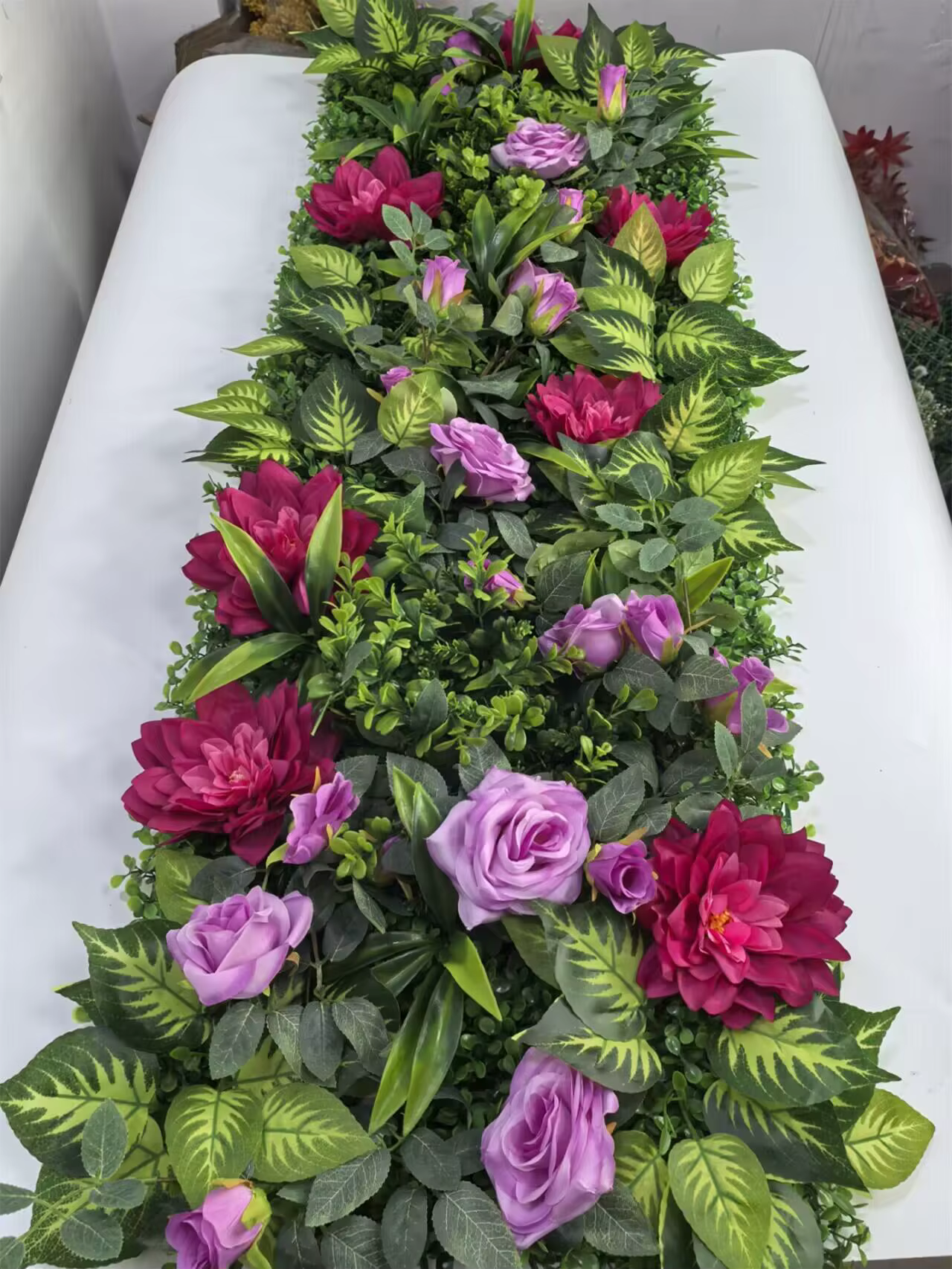Mur végétal artificiel 40*120CM, simule les plantes de pelouse, panneau de gazon vert, décoration vé