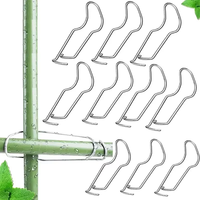 Anneau de raccordement pour plantes, clip de jardin, connecteur de cage, connecteur de piquet de jar