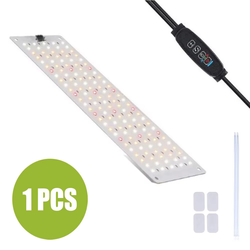 Lampe de culture LED 12V ultra-mince à spectre complet, dimmable avec minuterie, pour plantes d'inté