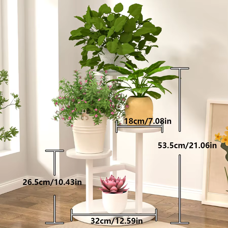Support pour plantes et fleurs, étagère en bois Multiple pour fleurs, présentoir pour pots d'intérie
