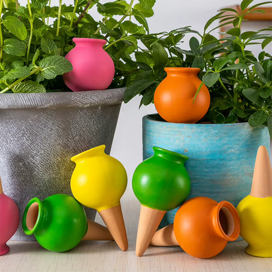 Fournitures de Culture de Pot portables, dispositif compte-gouttes en Pot en céramique, dispositif d