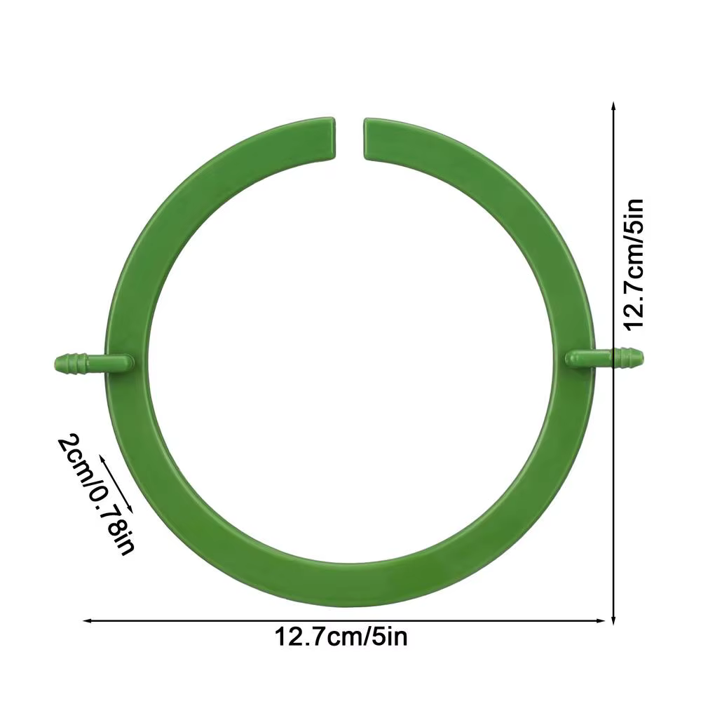 Système d'Arrosage Goutte à Goutte avec Support pour Plantes de Jardin, Anneau d'Irrigation