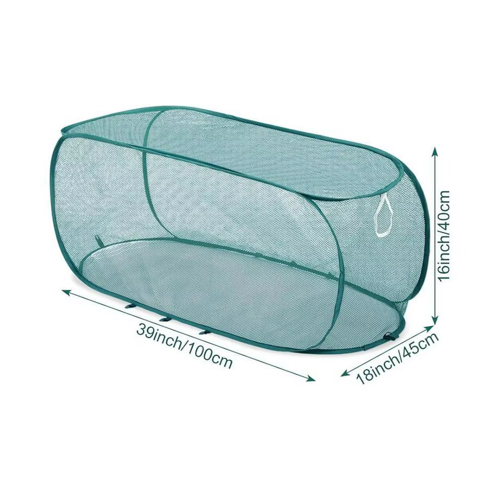 Protection pour plantes, 2 pièces, couverture de protection pour plantes pliable en maille fine, pou