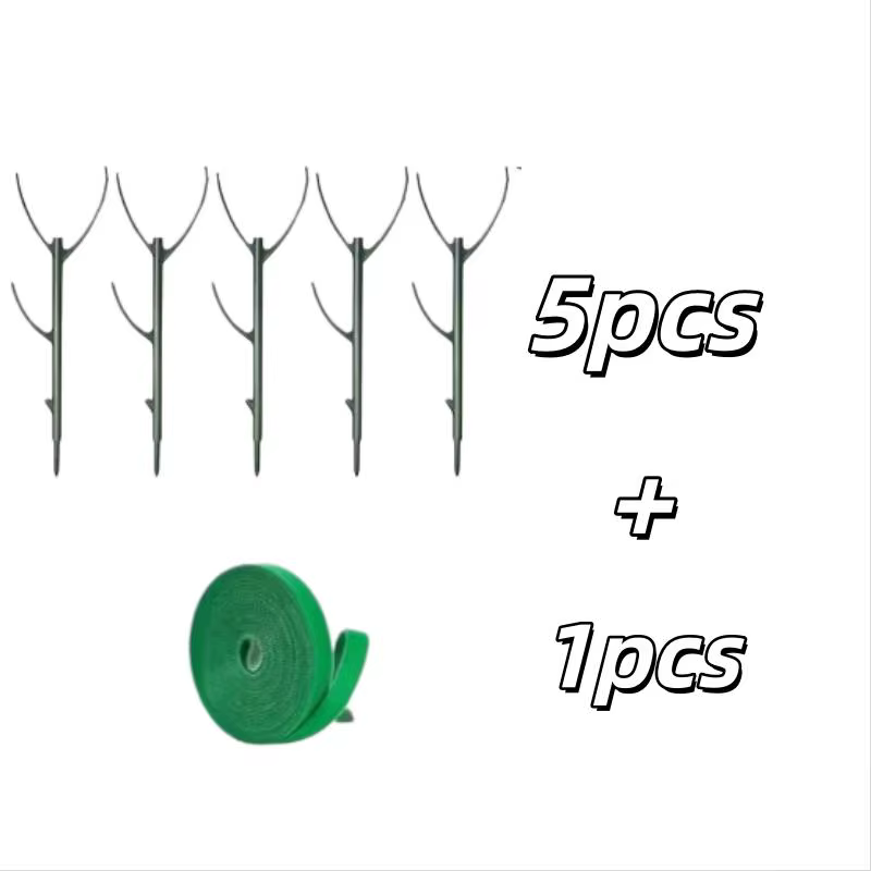 6 piquets de support pour plantes Monstera avec attaches – Conception de treillis empilable, pour pl