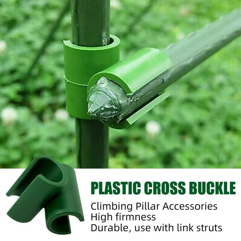 Supports pour plantes, 10 pièces, clip croisé, fournitures de croissance des plantes, piquets de gre