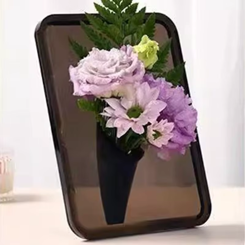 🔝 Vase à fleurs en acrylique transparent, vases d'art moderne pour la décoration de la maison, vases