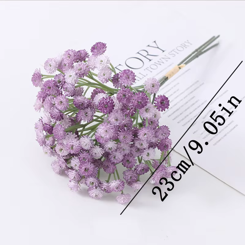 Gypsophile artificielle, petit bouquet de fleurs pour mariée, bricolage pour décoration de mariage e