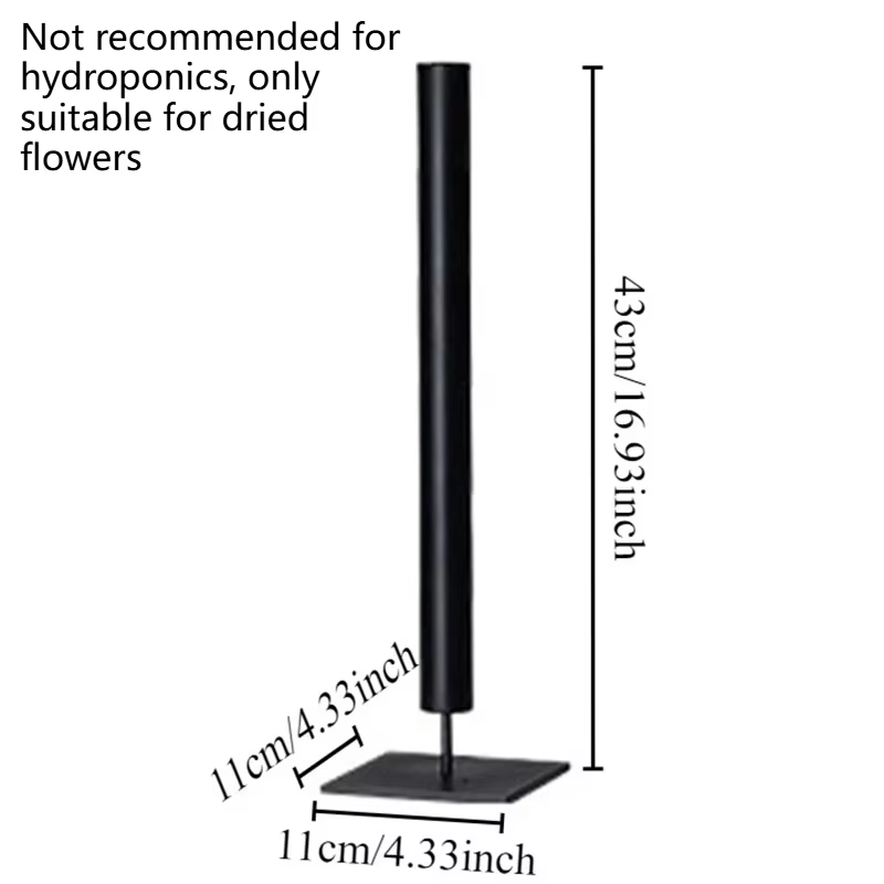 Vases à fleurs séchées en métal, vase minimaliste, bouteille de fleurs d'art de luxe, pot de fleurs 