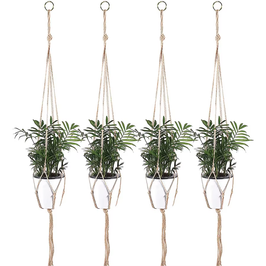 Plante cintre corde après balcon accessoires suspendus parterre de fleurs Pot décorations de jardin