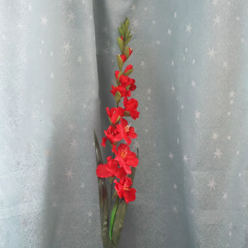 Gladiolus artificiel déco, 99CM, Arrangement floral pour maison, jardin, mariage, fausses plantes, s