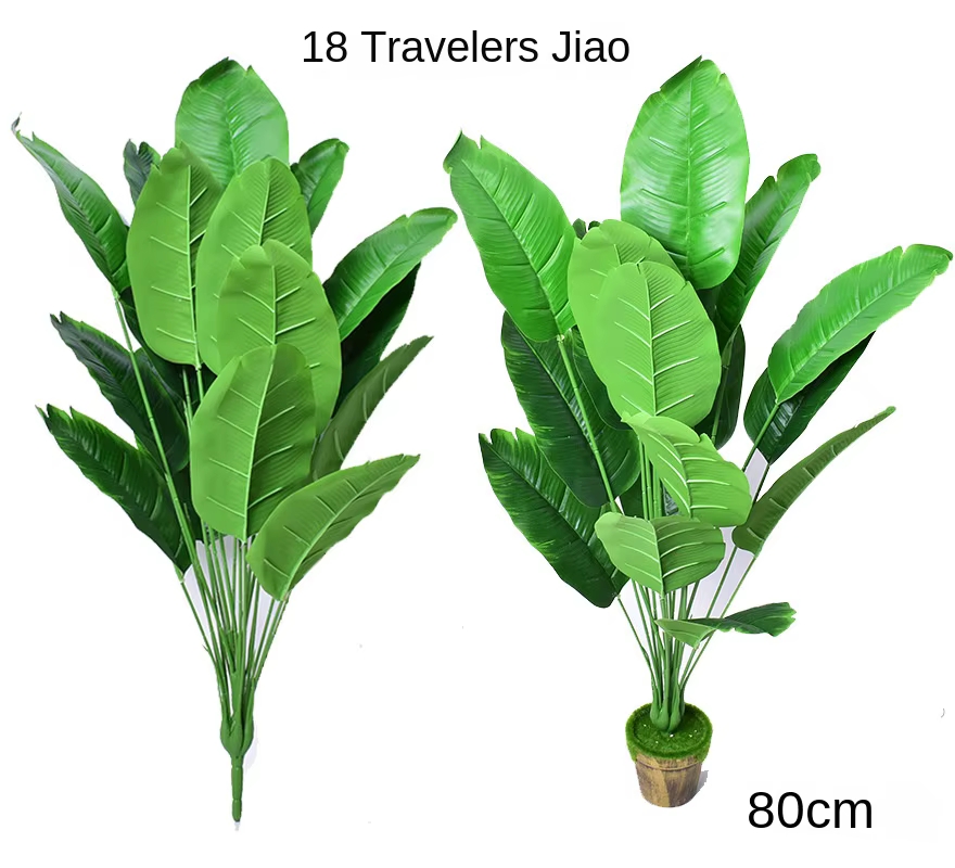 Grand Palmier Tropical Monstera en Plastique, Faux Gels, Feuilles au Toucher Réel, pour la Maison et