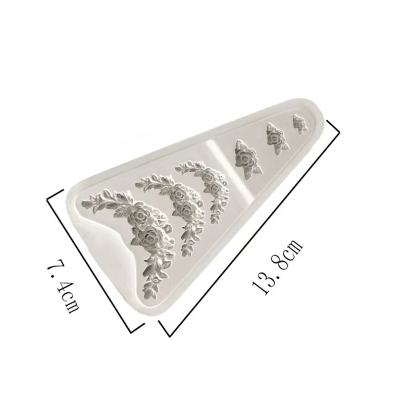 Moules en Silicone pour divers bouquets de fleurs, pâte à gomme, chocolat, Fondant, Sugarcraft, outi
