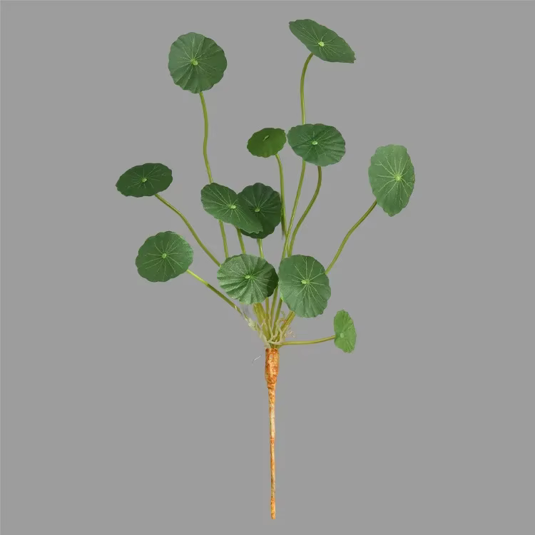 Plantes artificielles de Lotus, feuilles d'eucalyptus, fausses plantes d'arbre en plastique, feuille