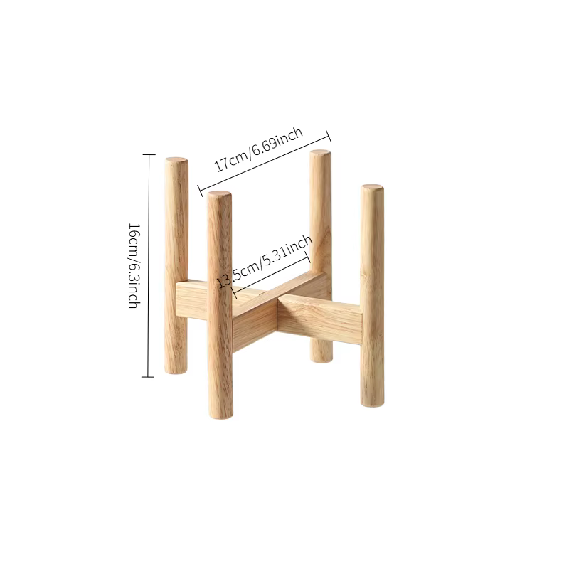 Support pour plantes en bois massif, support de Pot de fleur Vintage pour intérieur et extérieur, pr