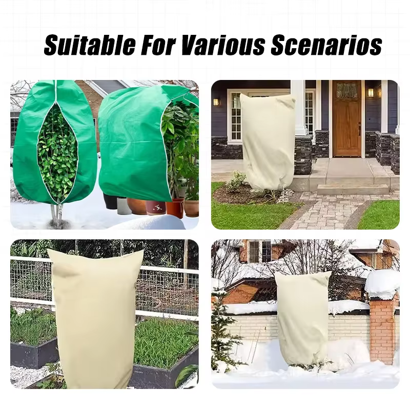 Housse de protection hivernale pour plantes, arbres et arbustes, couverture anti-gel pour plantes d'