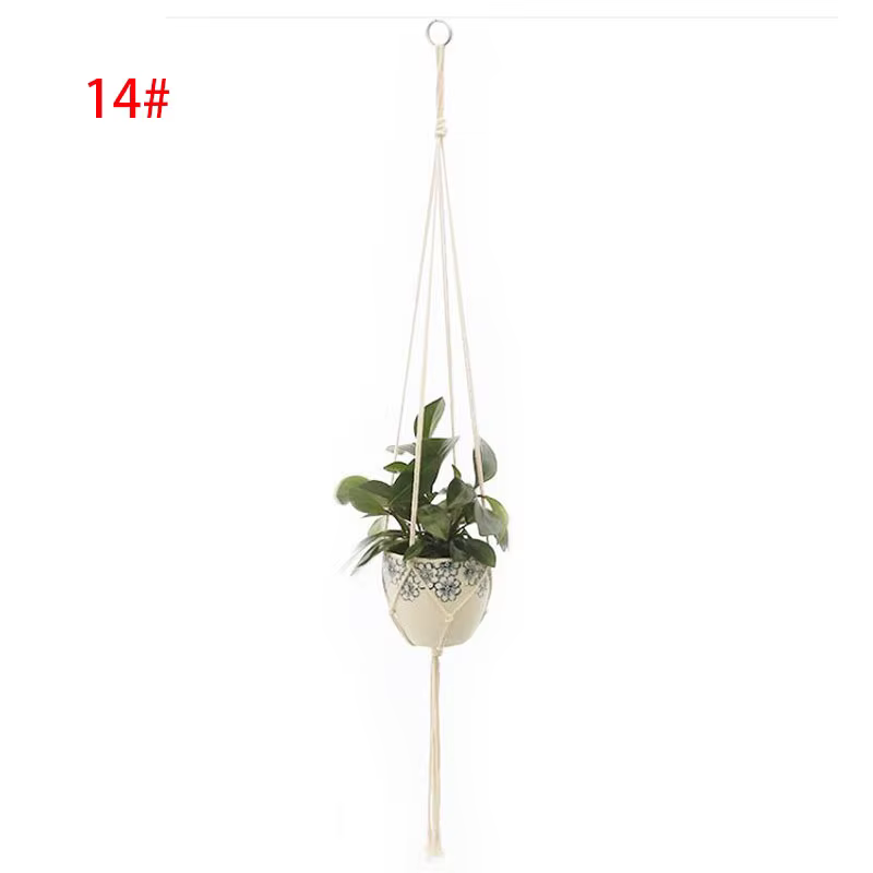 Suspension murale en coton fait à la main pour pot de fleur Sonramé, filet de suspension, bricolage