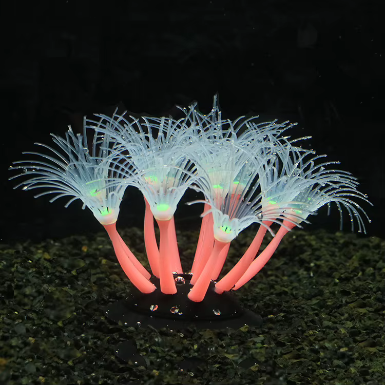 Décorations d'Aquarium à Effet Artificiel, Plantes Abropérer Seed, Ornements Précieux pour Poissons,