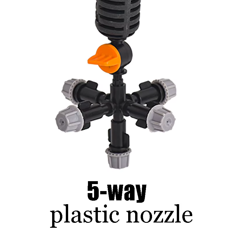 Brumisation suspendue 5/7 voies réglable en laiton plastique arroseur buse de refroidissement arrose