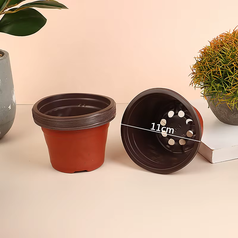 Pot de fleurs en plastique pour culture de plantes succulentes, petit Pot de fleurs Simple, plantati