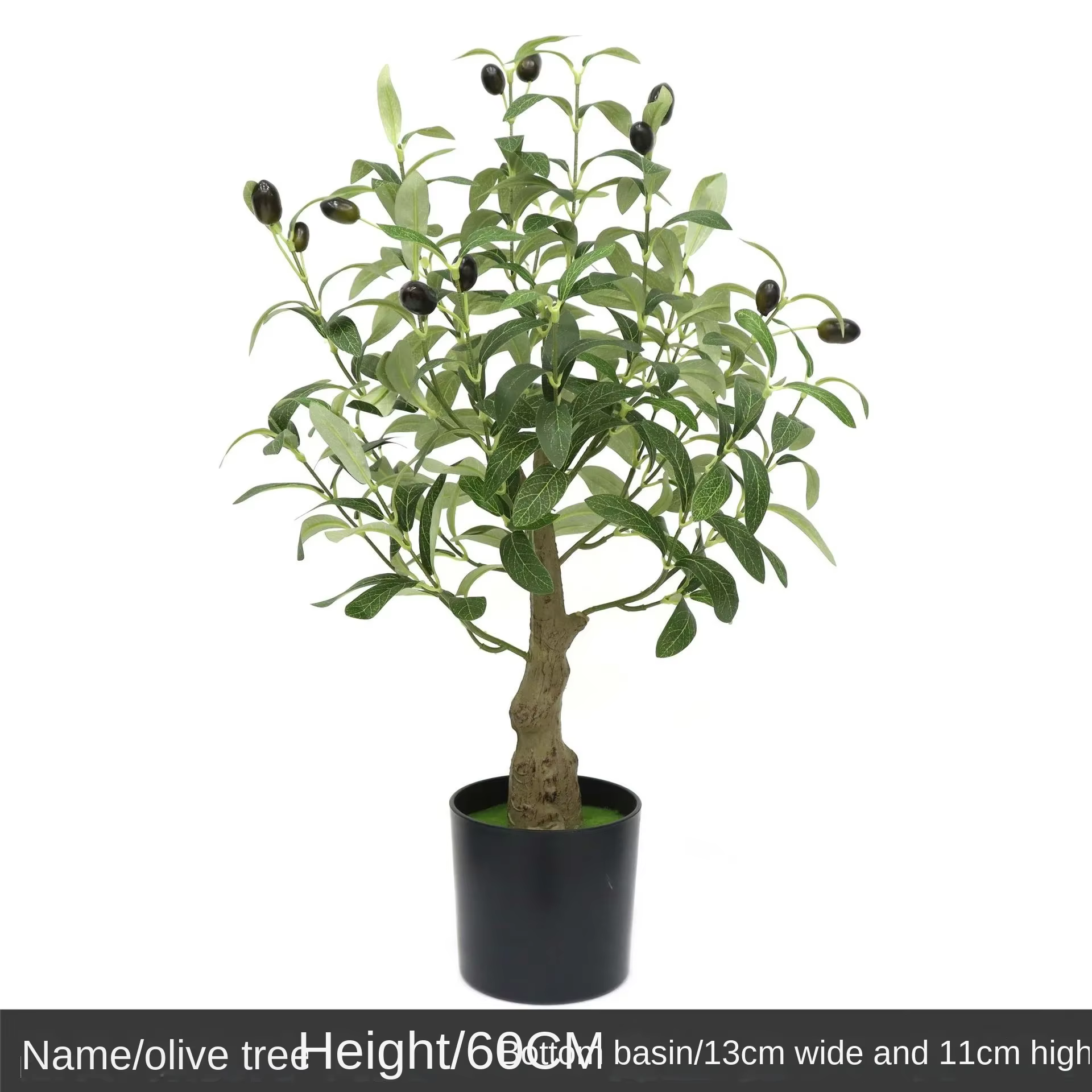 ChimLarge-olivier Élen pot, fausse plante verte pour la décoration de la maison et du jardin, parfai