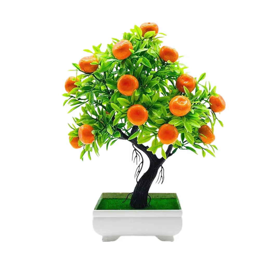 Fruits artificiels multicolores en pot : Grenade, Piment, Orange, Baies, Pêche – Accessoires photo a