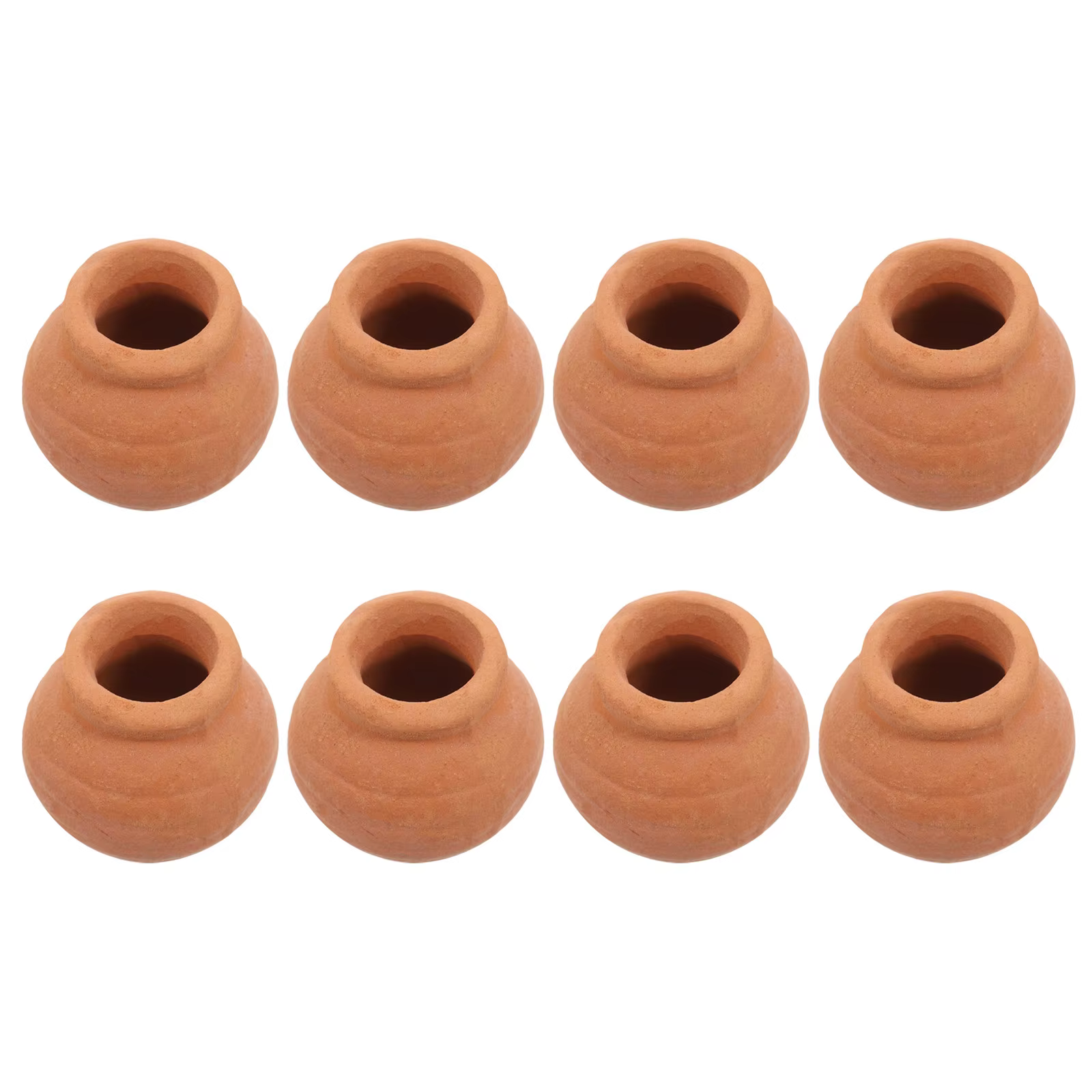 8 petits pots en argile, mini jardinières en terre cuite pour plantes succulentes, petits pots de fl