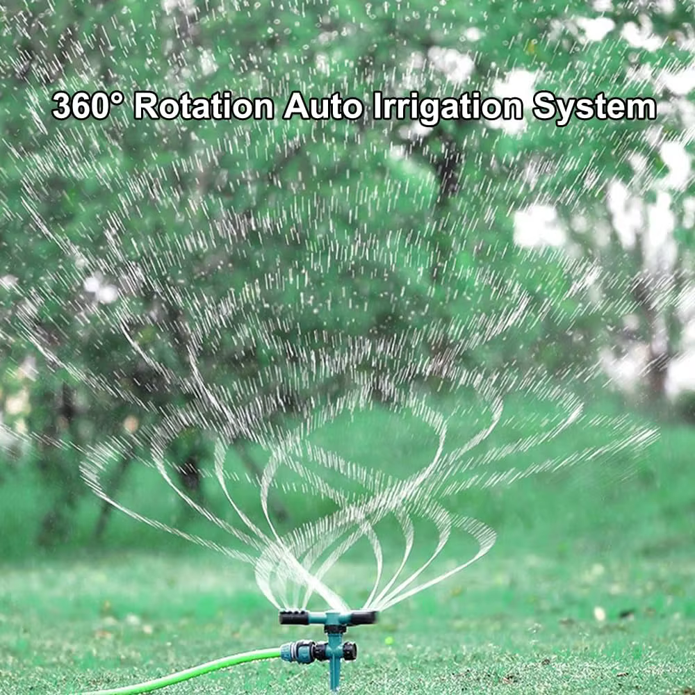 Arroseur automatique de jardin, arrosage de jardin, eau rotative à 360 degrés pour l'irrigation agri