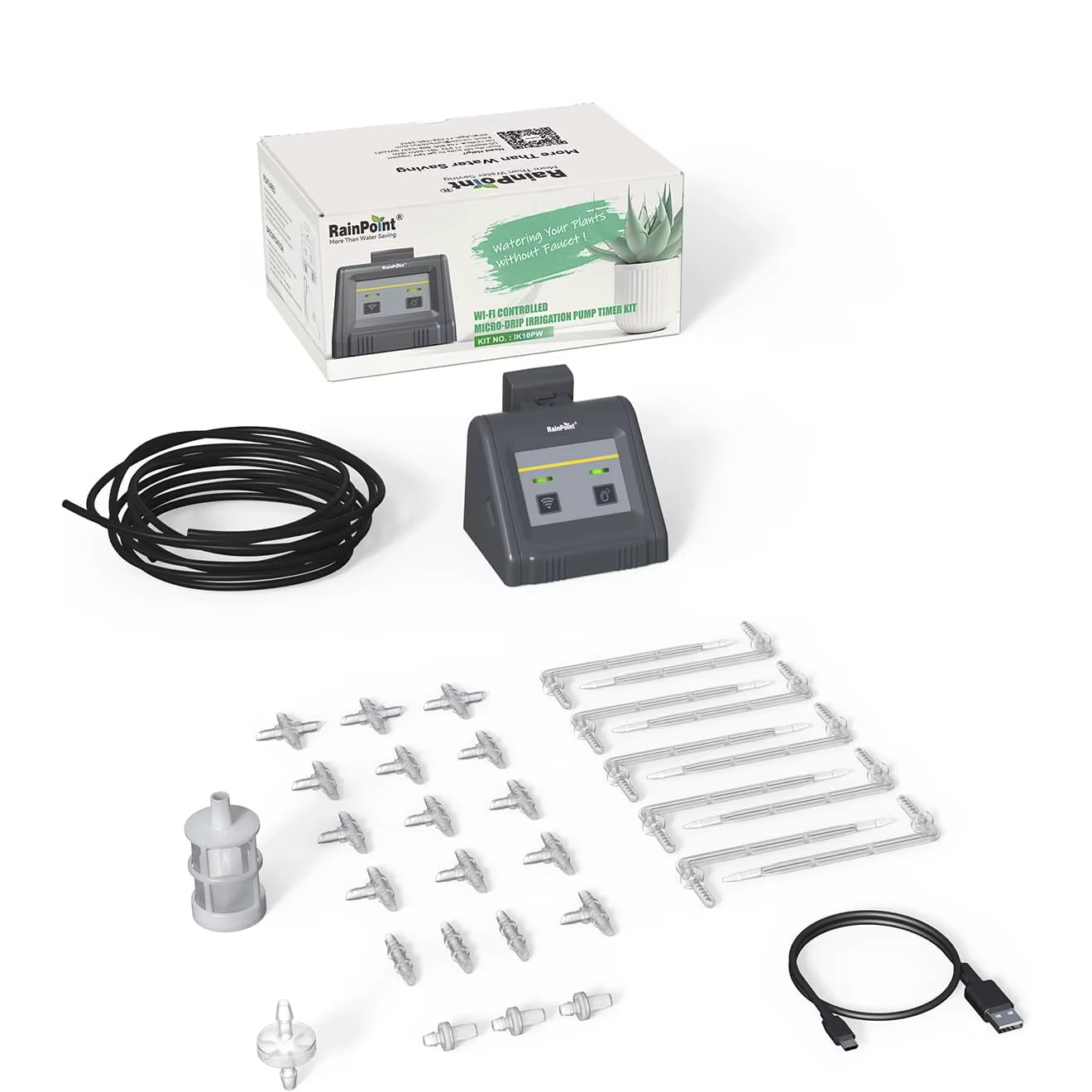 Système d'arrosage automatique Tuya, système d'arrosage automatique des plantes, kit d'irrigation go
