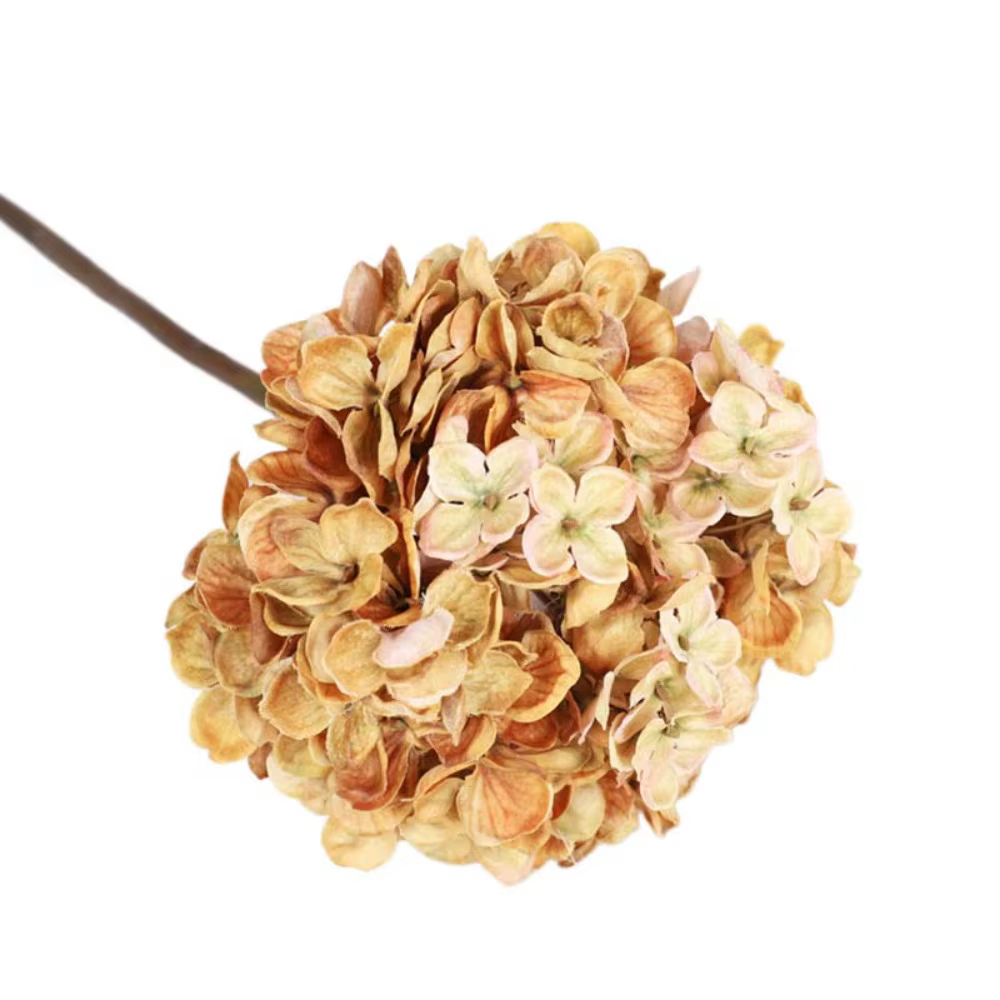 Hydrangea Macrophylla artificielle, fleur d'hortensia faite à la main, simulation rétro réaliste au 