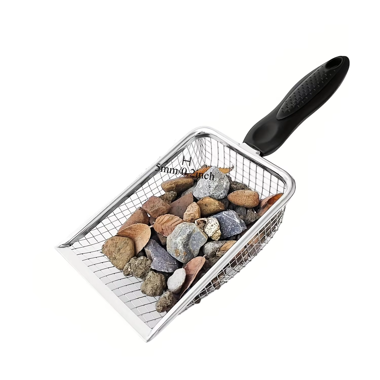 Tamis à terre horticole avec poignée, tamis à sable et engrais de jardin, utilisé pour le sable, la 