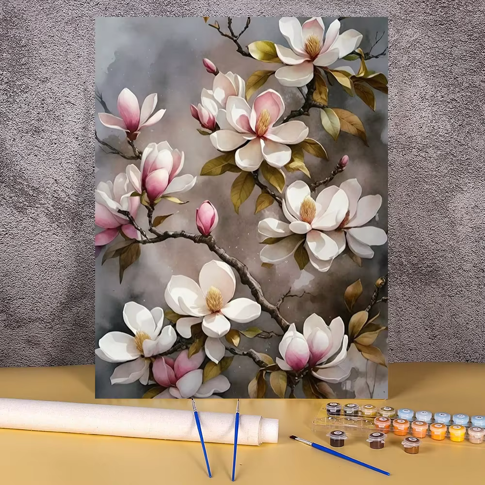 Peinture par numéros de fleurs, marqueurs de couleurs, fournitures d'art, cadeau personnalisé, artis
