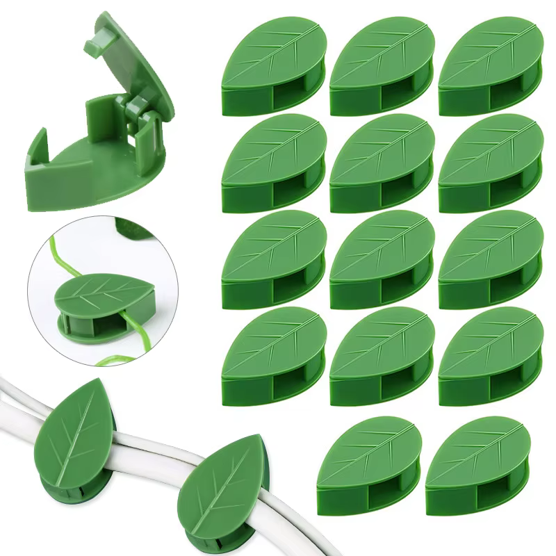 Clips muraux invisibles pour plantes grimpantes, 10-100x, autocollant acrylique, crochet auto-adhési